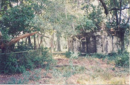 Sandy Point Cemetery before restoration